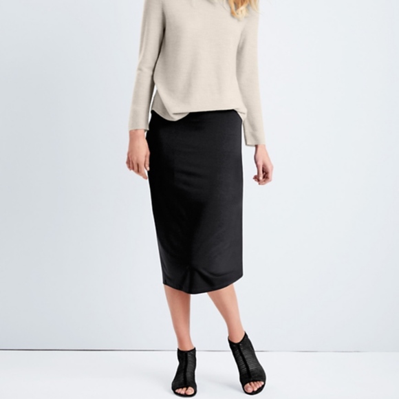 eileen fisher midi skirt